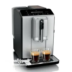  1 ماكينة صنع قهوة الإسبريسو الأوتوماتيكية بالكامل من بوش بقدرة 1300 وات VeroCafe Series 2 - لون سلفر