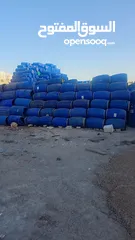  8 براميل حديد بلاستيك جميع الأحجام والانواع بسعر الجمله