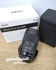  2 عدسة سيجما 40mm Sigma lens