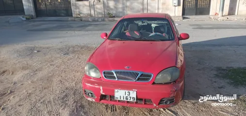  3 سيارة دايو لانوس هاتشباك موديل 2001