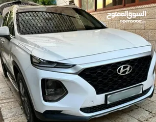  3 سيارة سنتافيه ابيض اوتومات
