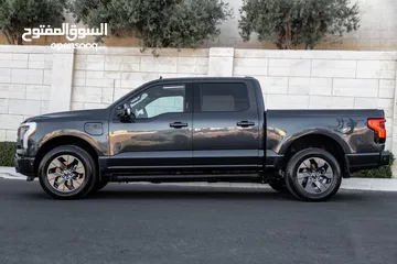  4 Ford f150 lightning 2022 extended range panoramic roof بطاريه كبيره 550 كم بالشحنه اعلى صنف