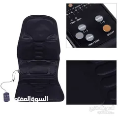  5 كرسي مساج متنقل للسيارة والمنزل والمكتب مع ريموت للتحكم بالوضعيات المساج الجسم