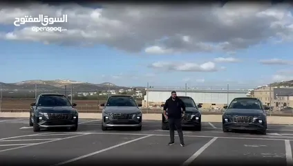  12 هونداي توسان/2022 فل الفل بدون فتحة سقف  2x4 ///240Hp بنزين + كهرباء  ( Haybrid) 1600cc