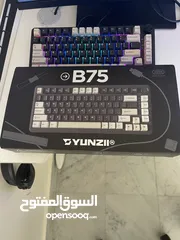  4 RGB كيبورد جيمينج 75% Tactile switch