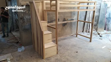  3 قطع اثاث خشبي