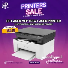  1 طابعات HP الفائقة الادء والحبر الاوفر بسعر مغري جديد وكفالة