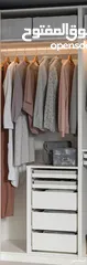  4 IKEA PAX WARDROBE CLOSET WITHOUT DOORS خزانة ملابس ايكيا بلا ابواب