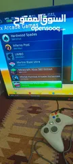 9 جهاز اكس بوكس 360 مهكر مع ايدتين مع أكثر من 150 لعبه مع جميع الكوابل الخاصه بالجهاز