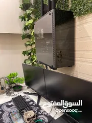  2 شاشتين pc gaming للبيع بسعر حرق بسعر شاشة بحالة الوكالة استخدام 3 اشهر