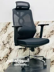  14 كرسي مدير هاي كوالتي كرسي مقعد فوم جك ايطالي كرسي للجلسات الطويلة مع مسند رقبة متحرك