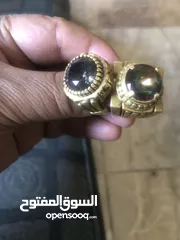  25 خاتمين انتيك حجر مازونايت حجم كبير للبيع بسعر مناسب الخاتم انتييك. والحجر مازونايت.