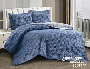  6 لحاف نفخ صيفي مجوز 6 قطع جودة عالية جدا مع كفالة  المقاسات : اللحاف 250×220 الملف 180×200×25 مع مغيط