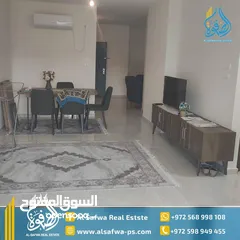  7 شقه جديده مفروشه بيرزيت ضاحيه الريحان