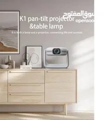  12 بروجكتر لاسلكي أندرويد داتا شو 180 بوصة مزود ببطارية يعمل ساعتين متواصل بدون الحاجة إلى مصدر طاقة