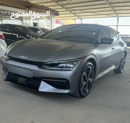  2 كيا EV6 GT LINE 2022 استخدام شخصي فحص كامل فل اعلى صنف جميع الموصفات وارد كوري لون خارجي وداخلي مميز
