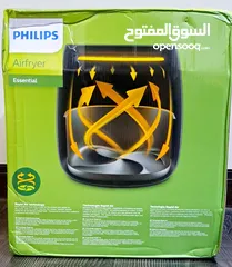  2 Philips Essential Digital Air Fryer 4.1 Ltr