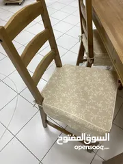  3 طاولة طعام مع أربع كراسي استعمال خفيف