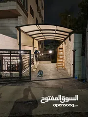  2 مظلات سيارات قوسية للكراجات المنزلية والمواقف العامة