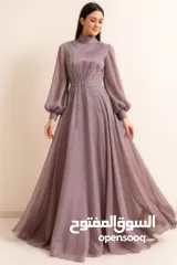  5 فساتين للمناسبات للمحجبات يوجد الوان وعدة مقاسات