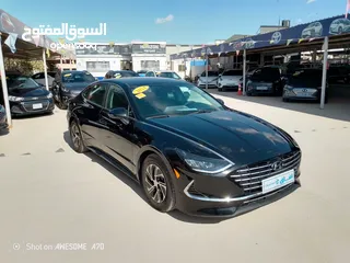  3 هونداي سوناتا 2021 فل هايبرد 7جيد بحاله الوكاله من المستورد مباشره