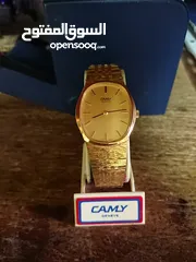  1 Camy Geneva Gold Swiss    ساعة كامي جينيف سويسرية made