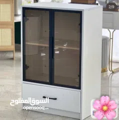  8 خزانة العرض الفاخرة – ترتيب + فخامة + أناقة بقطعة وحدة