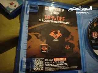  16 سيديات ps4 and ps5 للبيع سيدي red dead redemptiion 2 /blacl ops 6 world war war2