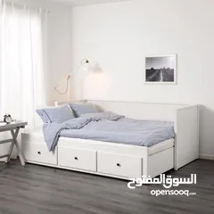  1 تخت مزدوج قابل للطي + وحدة ادراج منتجات ايكيا