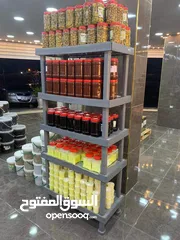  9 رفوف بلاستيك لتجهيز المحلات الكبيرة والصغيرة