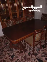  2 طاولة سفره مع كراسي خشب زان للبيع