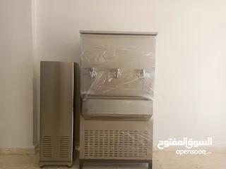  23 مبرد ماء ستانلس ستيل كامل فرنسي أصلي حنفيه كبس وحنفية قصبة