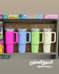  4 كوب ستانلي ( حافظه حرارية) 1.200 ازرق فاتح يوجد توصيل عمان عجلون اربد و الترند و المميزه