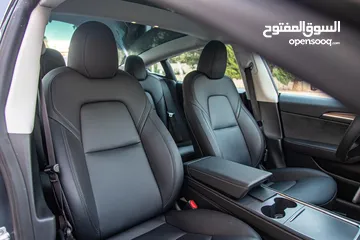  22 تيسلا model 3  tesla 2023 ستاندر  فحص كامل بحاله الوكاله  لون فيراني