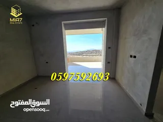 23 شقة فاخرة للبيع او التبديل 193م + بلكونة كبيرة رام الله المصايف قرب المالية بالعالي