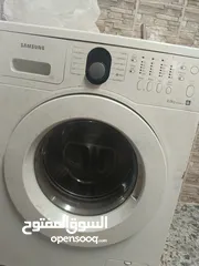  2 غساله سامسونج اصلي8كيلو بحاجه صيانه بسيطه