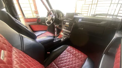  6 Mercedes Benz G Class G 63 Red Great Condition - مرسيدس جي كلاس جي 63 احمر حالة جيدة جدا