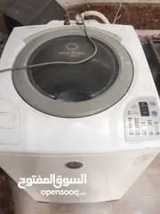  1 غساله مع نشافه