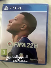  2 سيديهات فيفا 22 و20 بلايستيشن 4