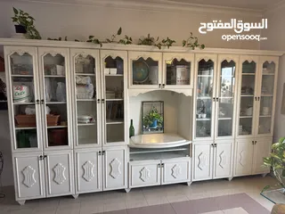  1 Elegant Wooden Display & Storage Cabinet - For Sale BHD 100 only