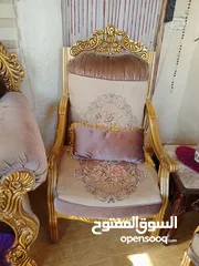  2 طقم كنب حفر مصري وثلاجه