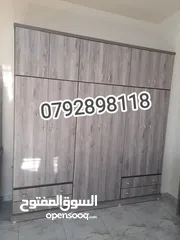  22 حرق الاسعار خزانة ملابس 6 درف طابقين خشب لاتي 18 وزان الكميه محدوده العرض حتا نفاذ الكمية