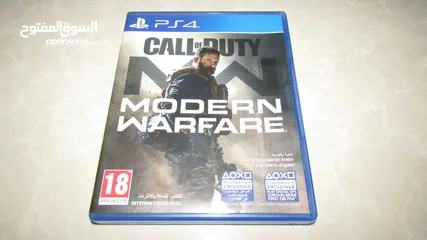  1 قرص لعبة call of duty modern warfare