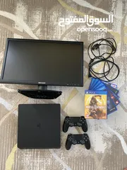  1 PS4 SLIM  بليستيشن 4