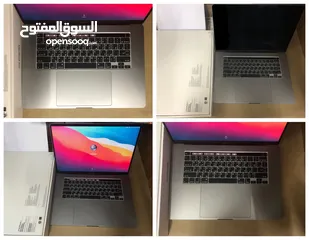  2 Apple MacBook Pro 16”(2019),Touch Bar,Intel 8-Core i9 2.3GHz,Turbo 4.8 Ghz,1 TB,16GB,4GB Disp-MintCl