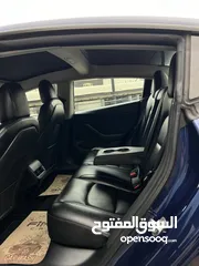  15 Tesla model 3 2023 فل كامل  تيسلا موديل 3 فحص كامل بسعر مغرري  لون كحلي جنط كبير اصليي  ايرباق اصلي