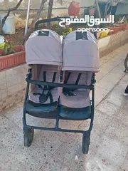  1 عربايه أطفال تؤام