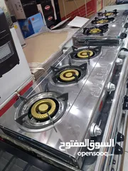  27 غاز 3عيون ستانلس ستيل ثقيل  عيون نحاس ونار حامية ونظام أمان حرق سعر 23دينار فقط لفترة محدودة مكفول