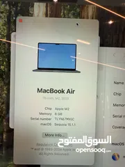  4 MacBook Air 15” M2  موديل 2023