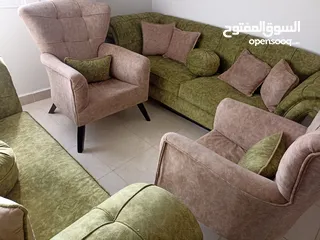  1 طقم كنب وتر بروف 7 مقاعد